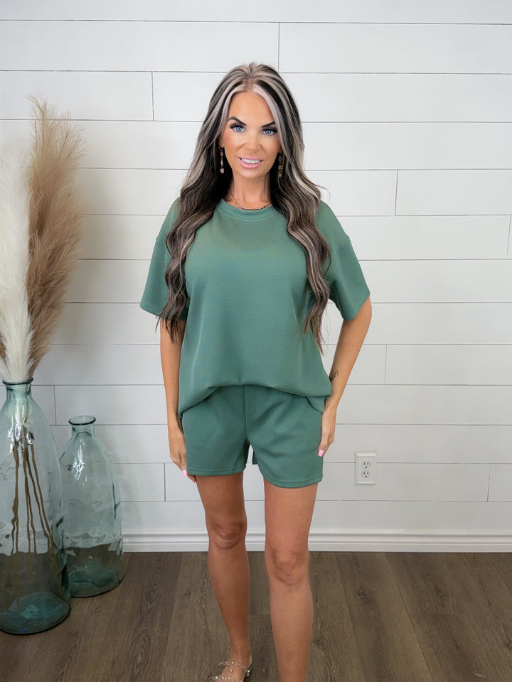 SAGE SERENITY RIBBED SET