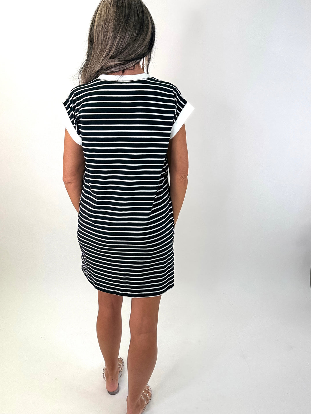 City Stroll Striped T-Shirt Dress