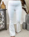 Miranda Flare Pull on Jegging Flare  - Off White