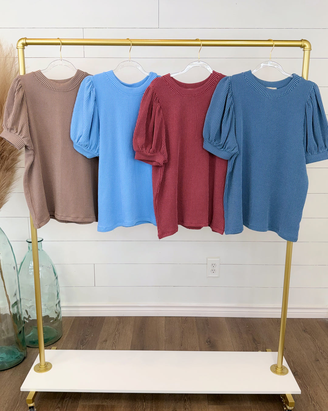 Cozy Days Puff Sleeve Top