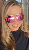 SHAY: Hot Pink Sunglasses