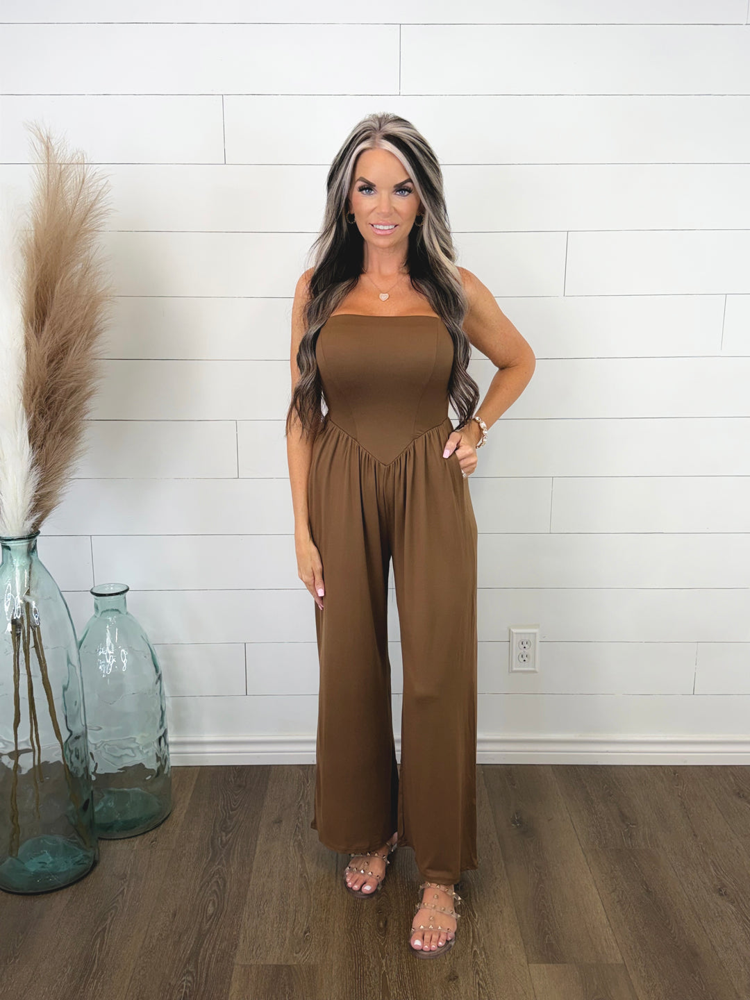 Elegance Strapless Jumpsuit