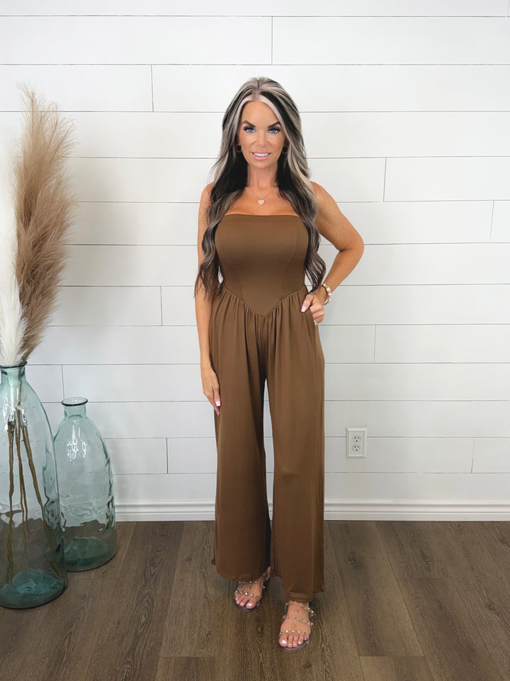 Elegance Strapless Jumpsuit