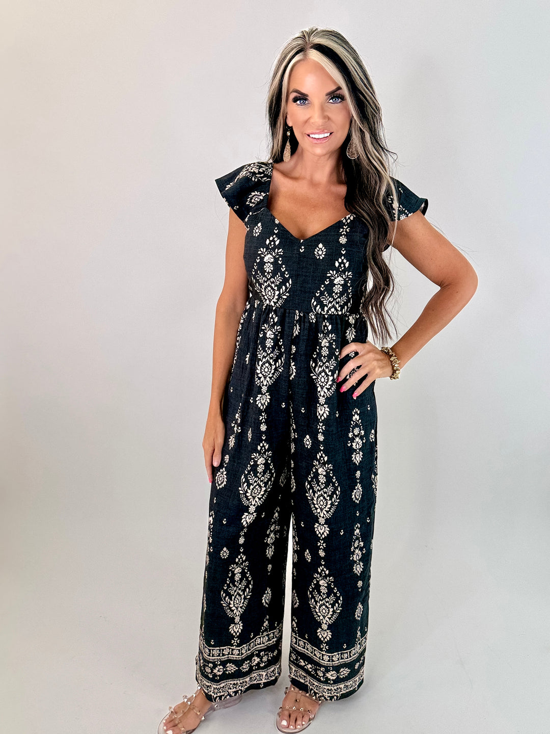 Midnight Escape Printed Jumpsuit