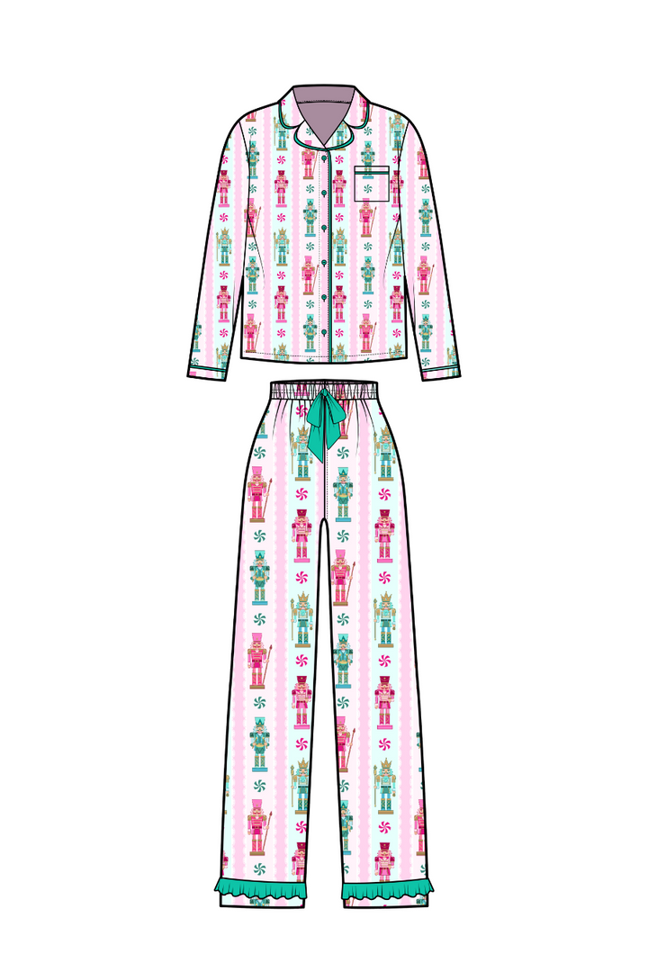 Nutcracker Magic Ruffle Pajama Set