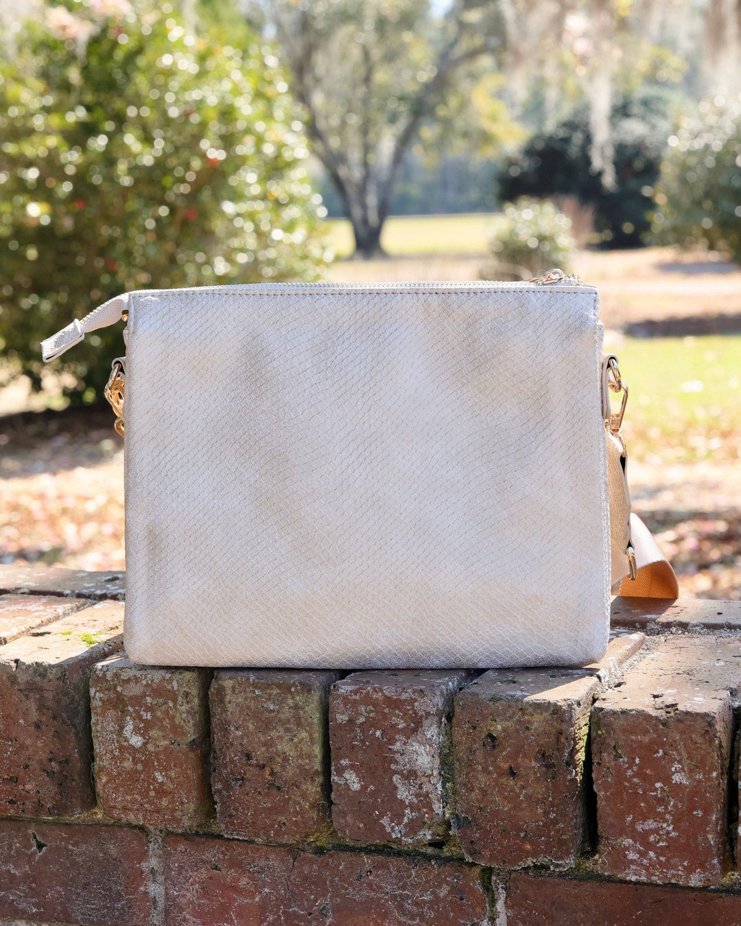 Ariana Crossbody Shimmer Champagne: Default