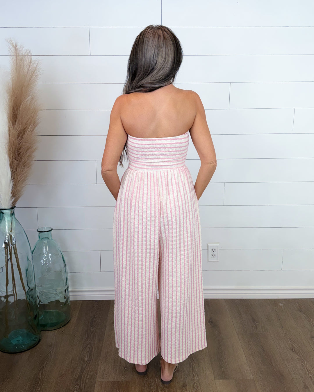 Blushing Tide Wide Leg Jumpsuit