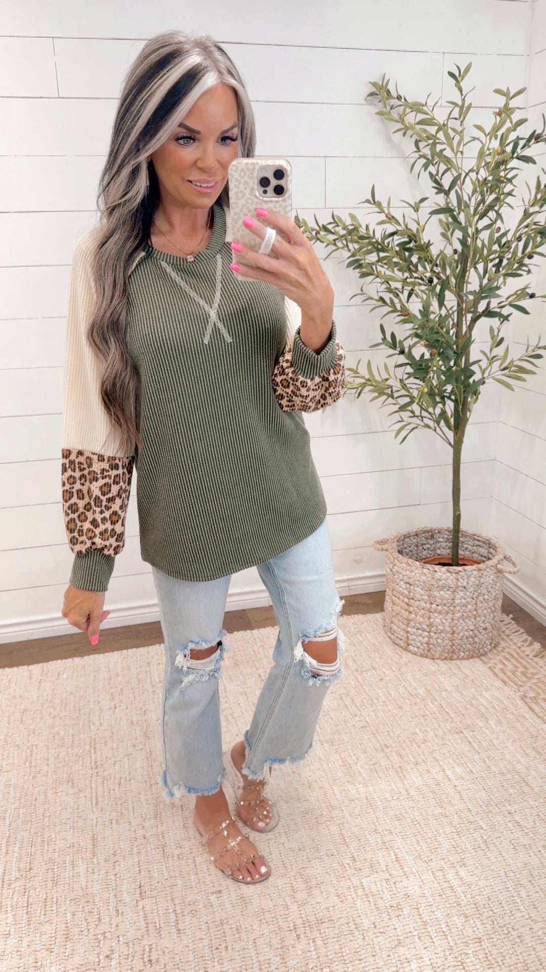 Wild Side Colorblock Top