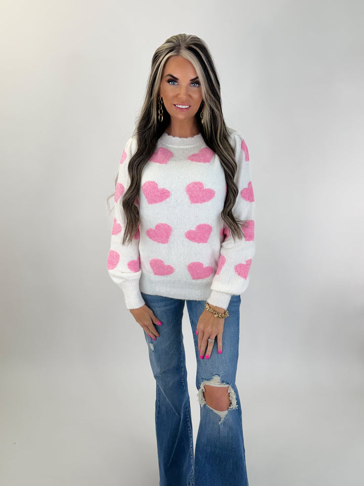 Sweetheart Knit Sweater