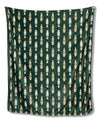 Alpine Nutcracker Throw   Dark Green/Multi   50x60