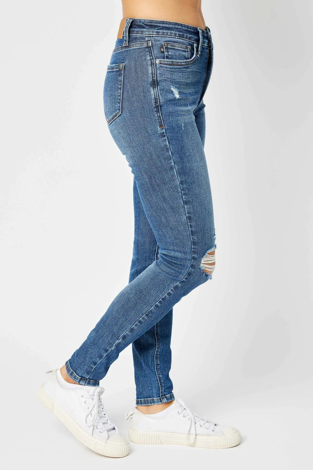 DOORBUSTER JUDY BLUE  SKINNY JEANS DARKWASH MID RISE