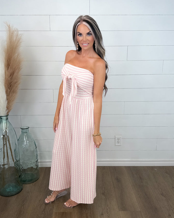 Blushing Tide Wide Leg Jumpsuit