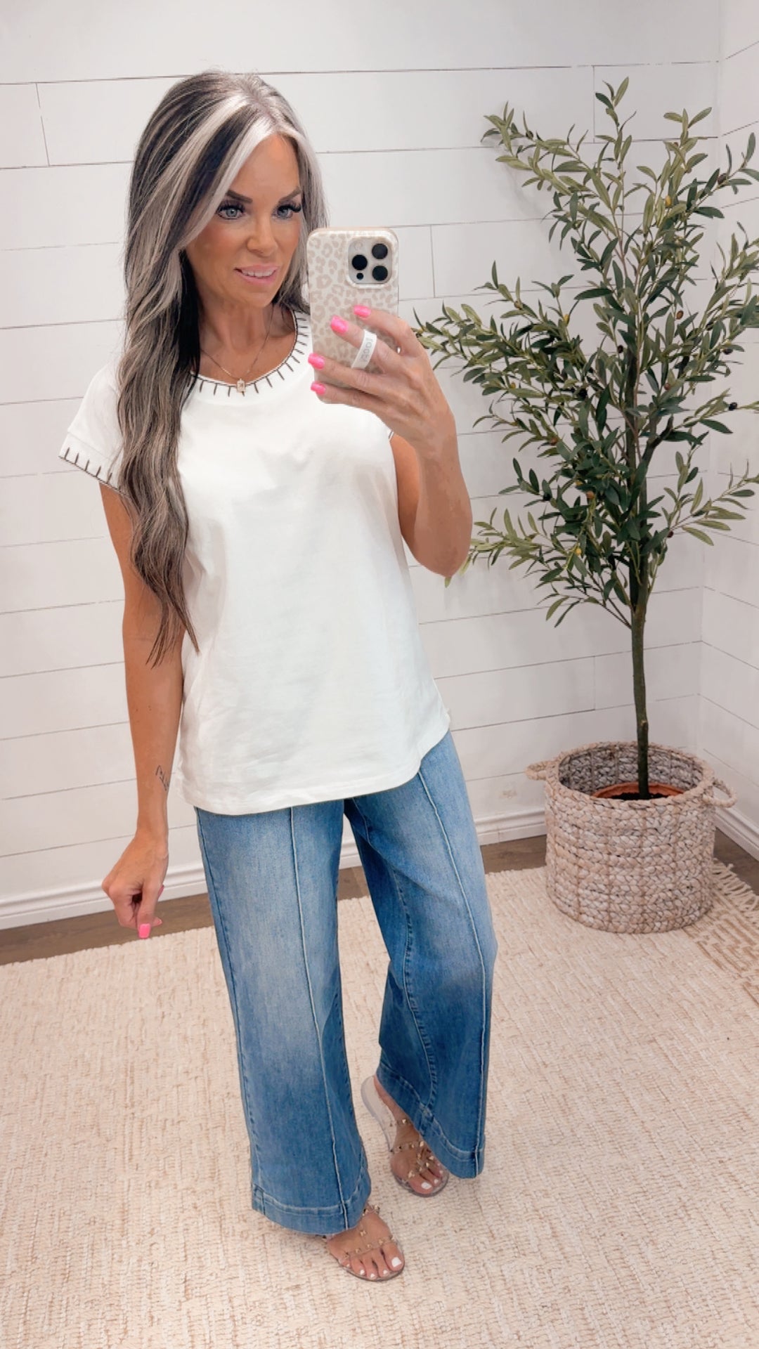 Stitched to Perfection Short-Sleeve Top