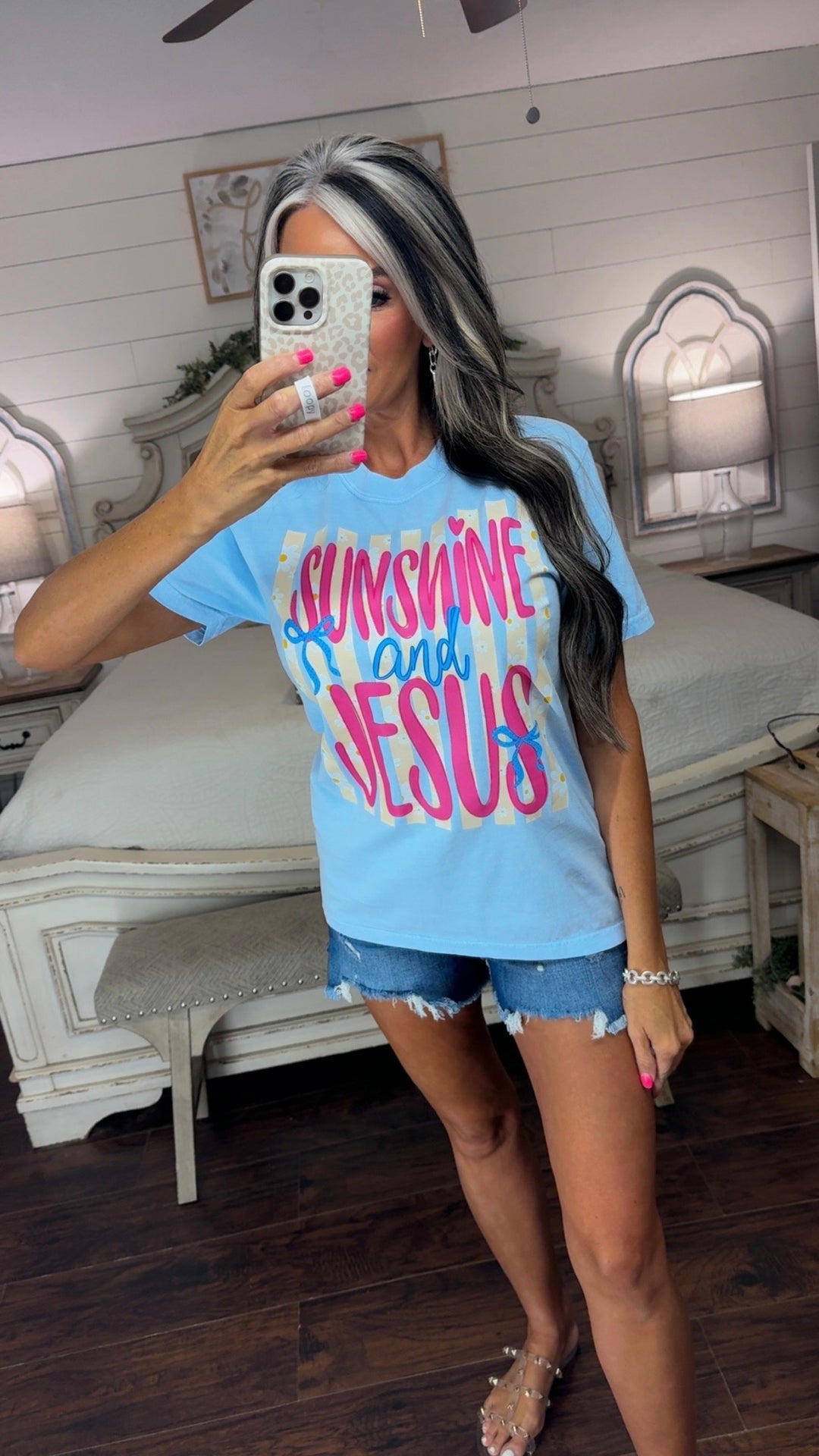 Sunshine &Jesus Graphic Tee