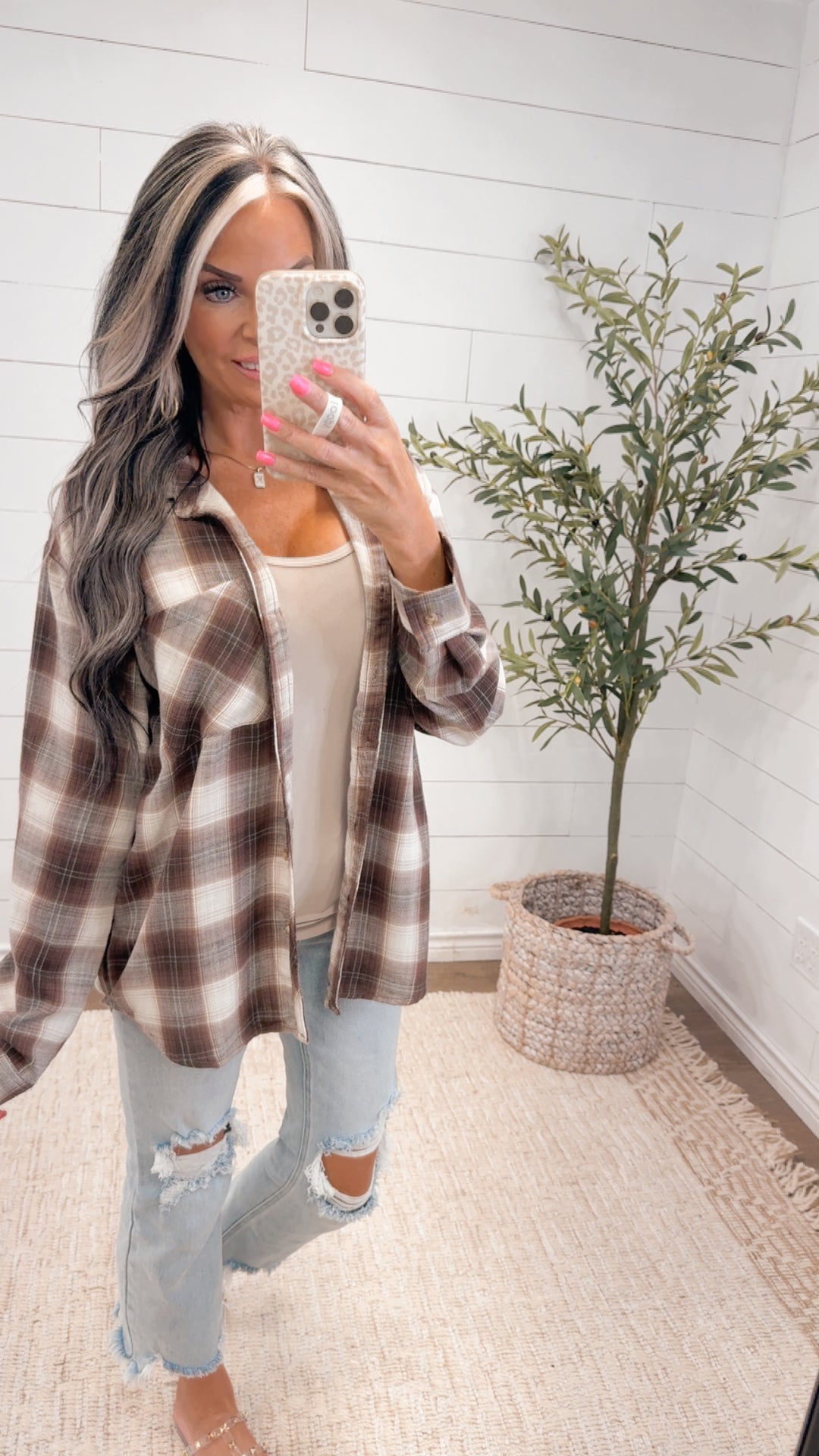 Cabin Weekend Plaid Button Down