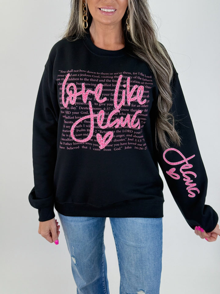 Love Like Jesus Graphic Sweatshirt