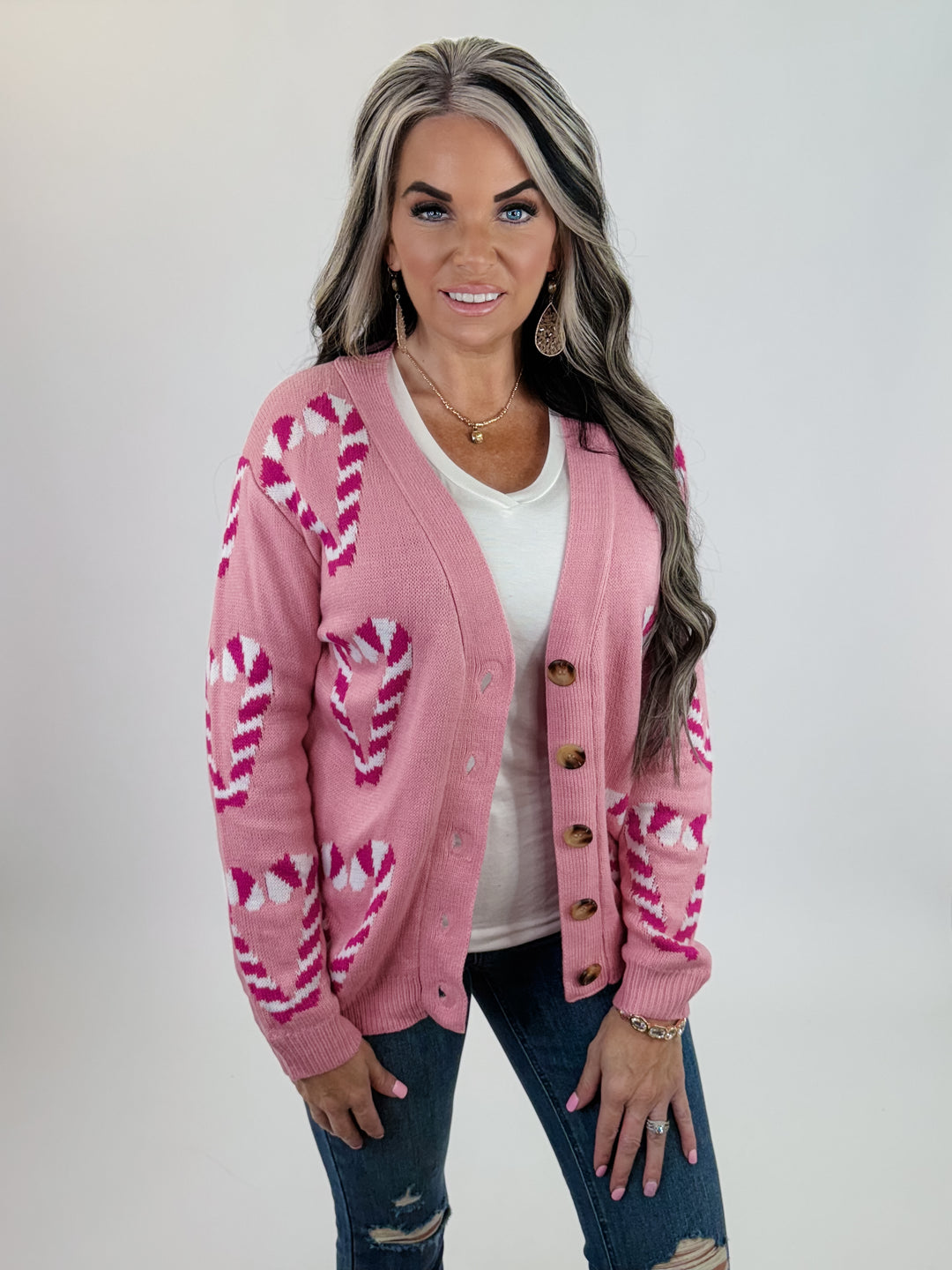 Candy Cane Cutie Cardigan