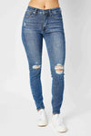 DOORBUSTER JUDY BLUE  SKINNY JEANS DARKWASH MID RISE