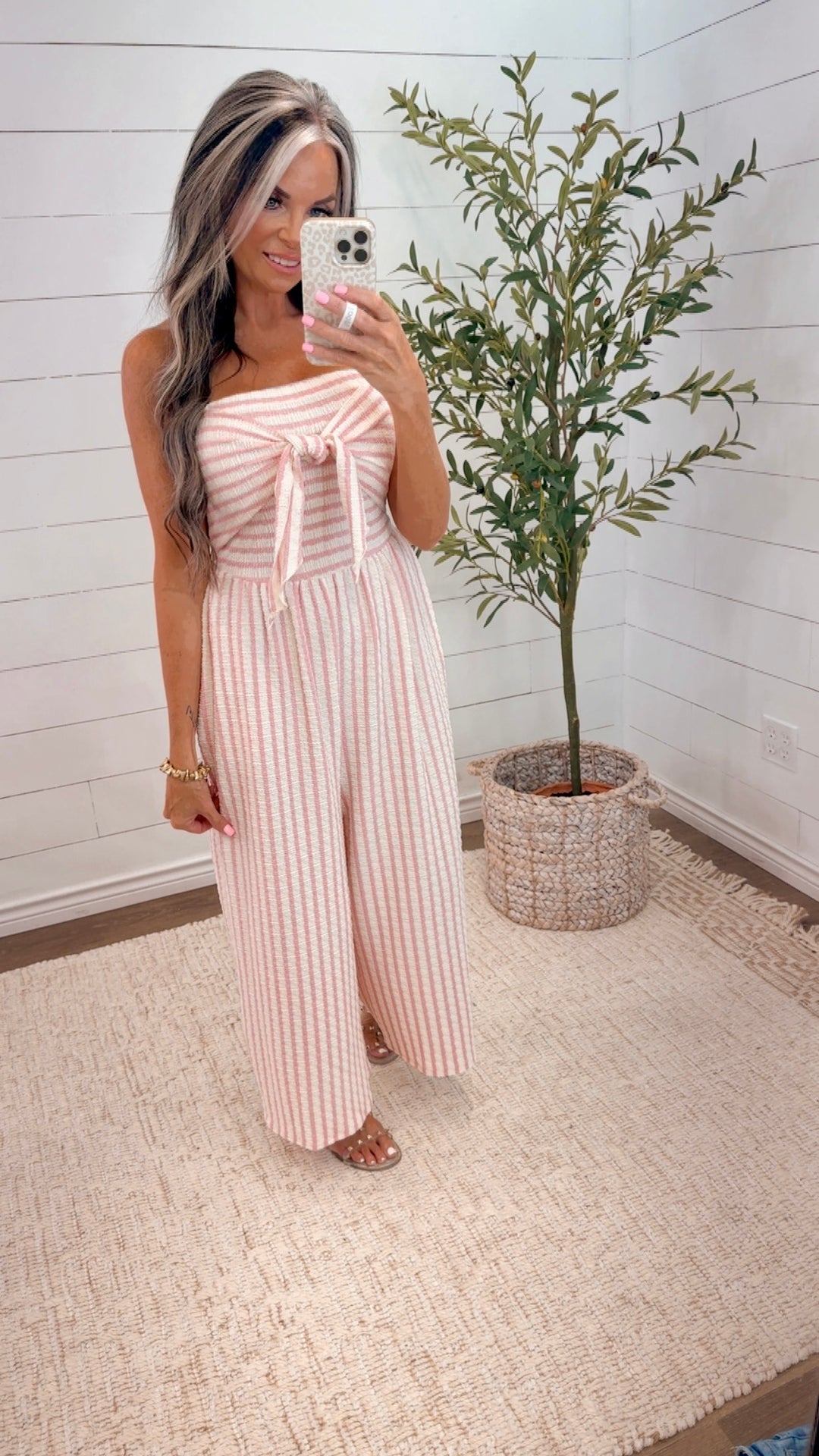 Blushing Tide Wide Leg Jumpsuit