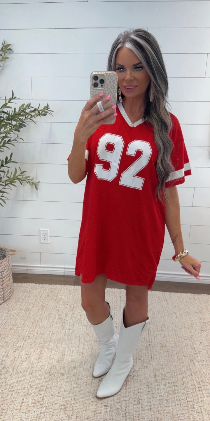 Fourth Quarter Jersey Dress