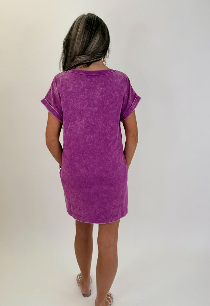 Retro Washed Tee Dress