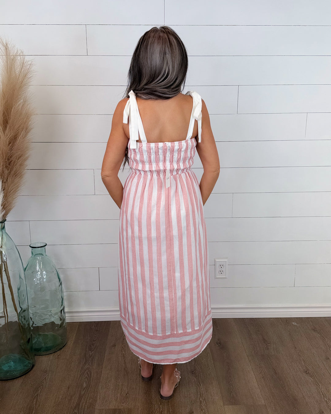 Sweet Blossom Smocked Midi Dress