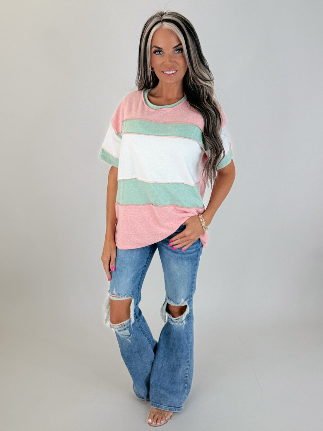 Sweet Summer ColorBlock Top