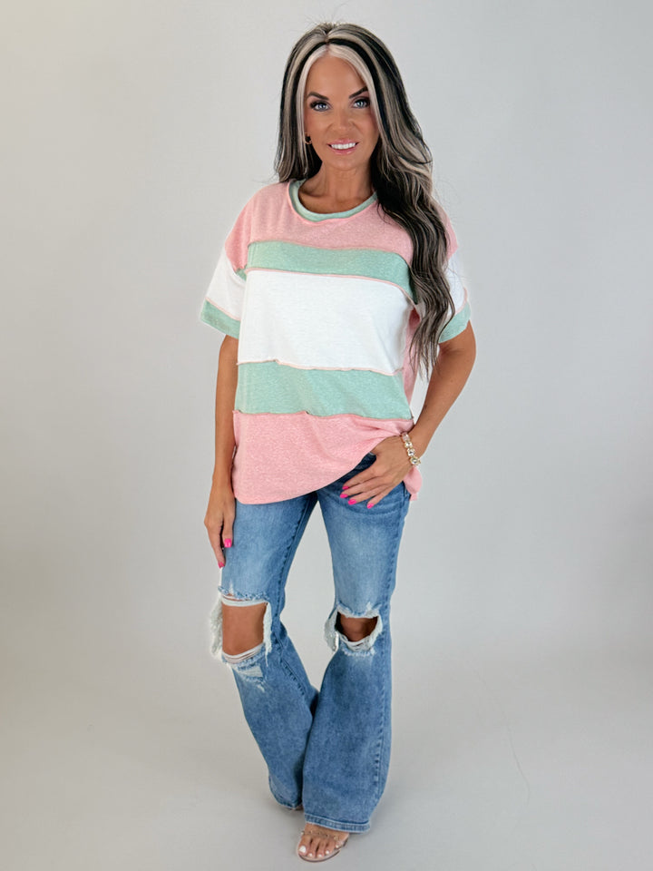 Sweet Summer ColorBlock Top