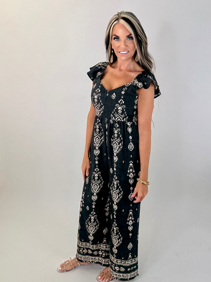 Midnight Escape Printed Jumpsuit
