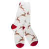Reindeer Holiday Cozy Crew Worlds softest Socks