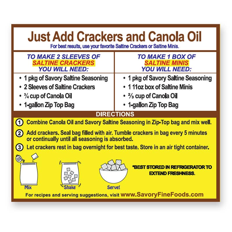 Savory Party Cracker Seasoning - Cinnamon Toast